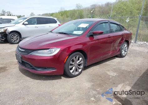 2015 Chrysler 200 S z USA, uszkodzony, nr VIN 1C3CCCBB0FN712030